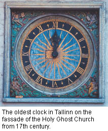 The Oldest clock in Tallinn